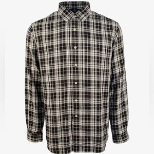 Classic Preppy  Ralph Lauren Men’sBlack and White Checkered Button Down L